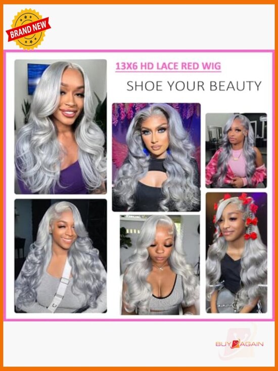 13x6 Lace Front Wig Human Hair 180 Density Pre Plucked Glueless Body Wave 22